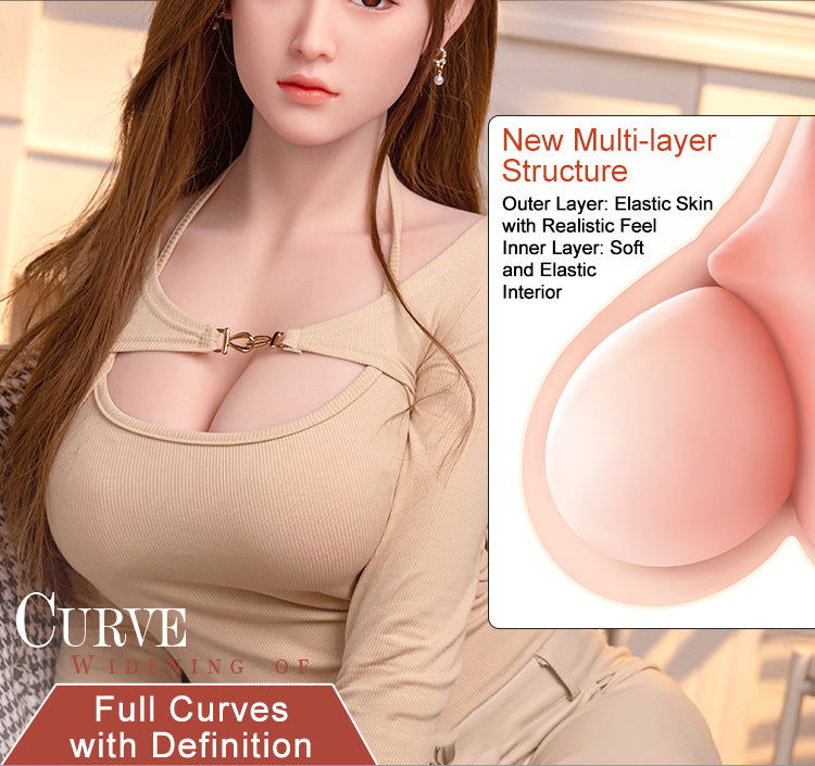 Brown skirt young woman doll - PT Exclusive Custom Master